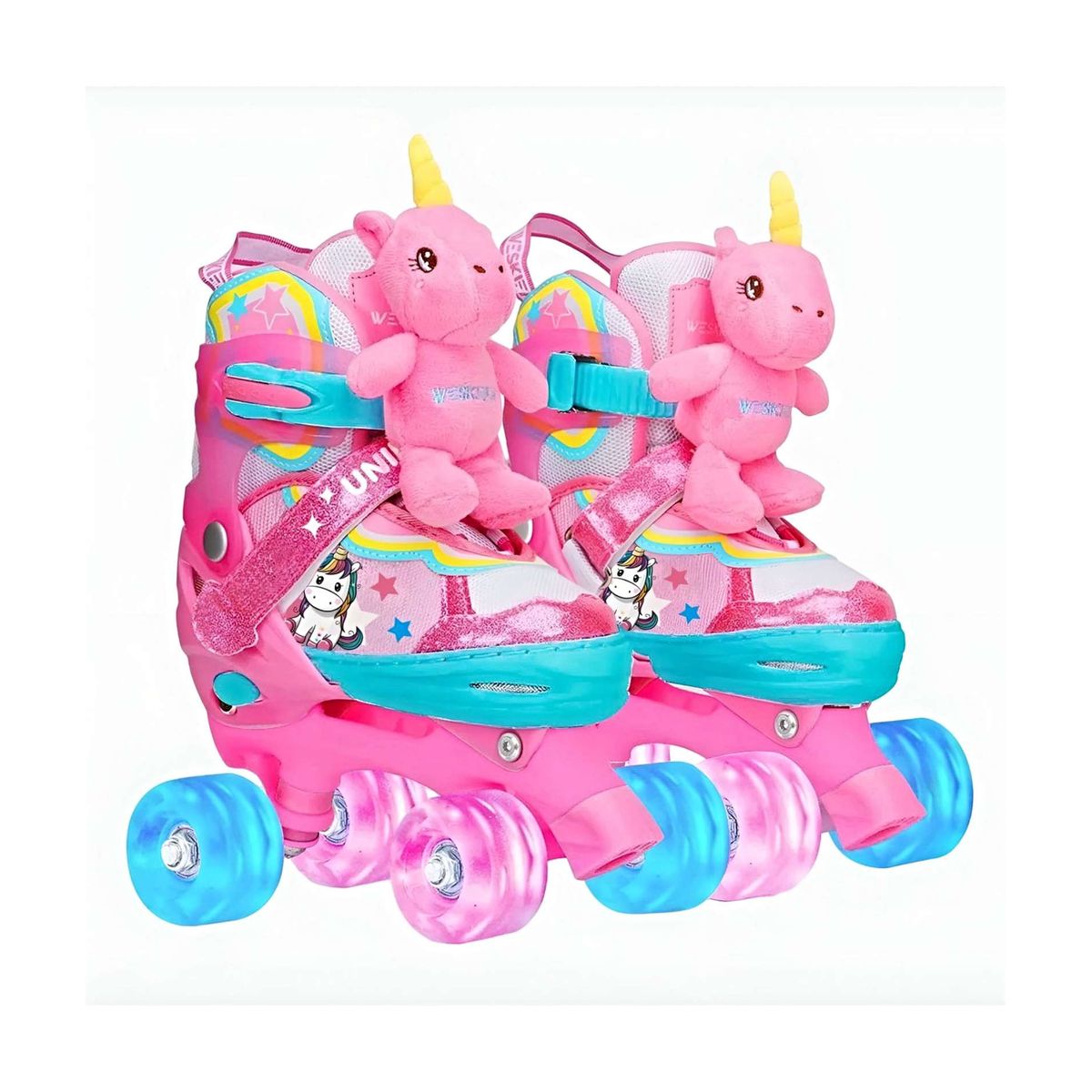 GENERICO - PATIN 4RUEDAS  CACCESORIOS PELUCHE TALLA S 30-33