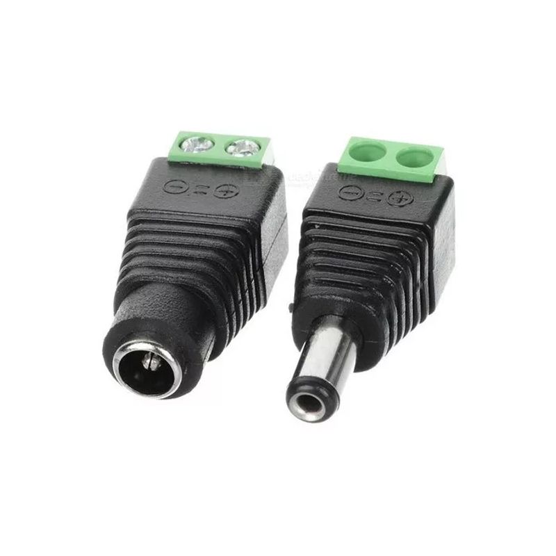 EON - Conectores Jack Macho Y Hembra De Poder Dc