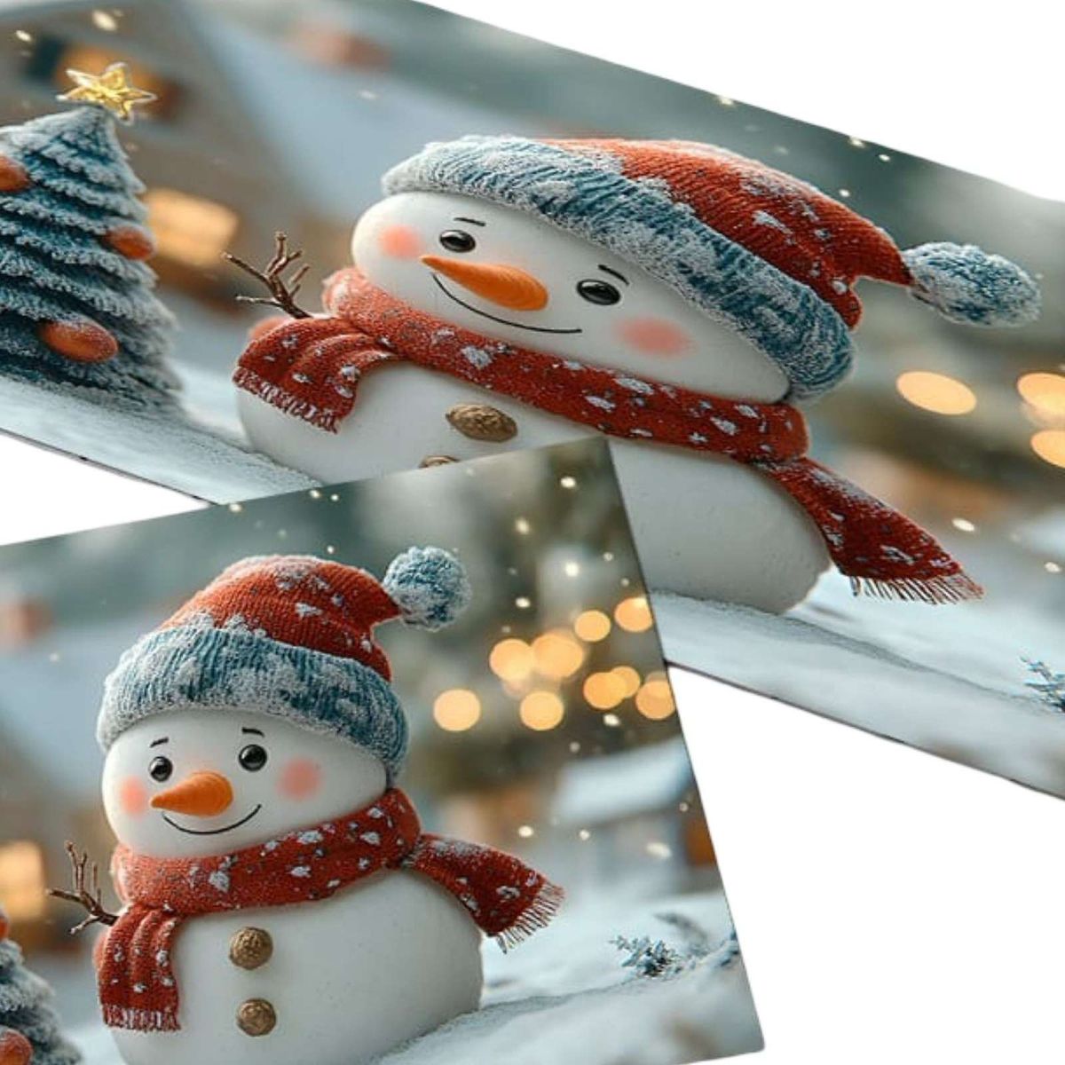 GENERICO - ALFOMBRA DE COCINA DISEÑO DE NAVIDAD