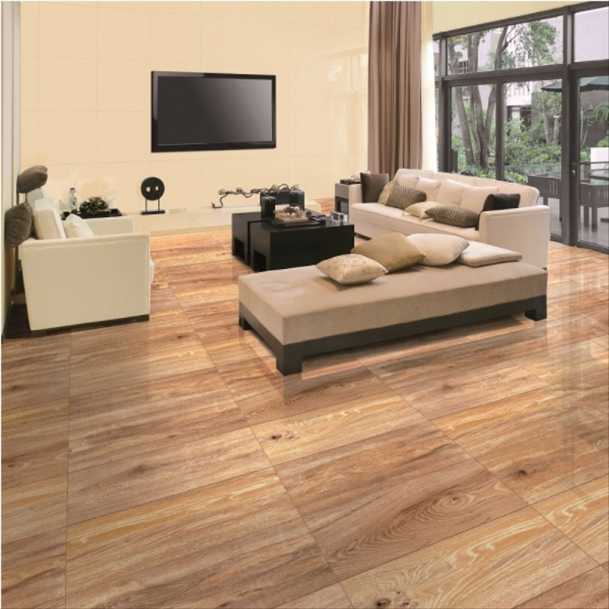 CORDILLERA - Cerámica 61x61 cm Madera legno miel caja 2,58 mt2