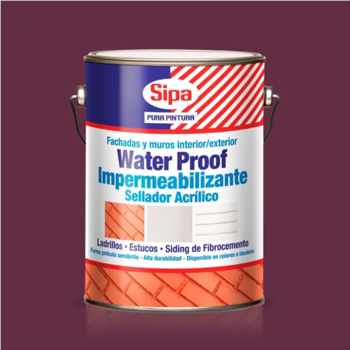 SIPA - Sellador acrílico impermeabilizante waterproof 1 gal