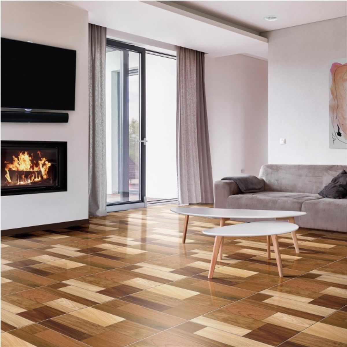 CELIMA - Ceramica 60x60  olivo ii nat beige celima  cj 1,80 m2