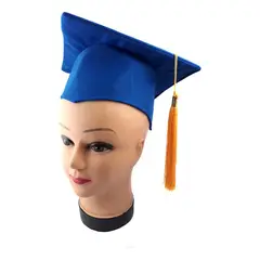 GENERICO - Birrete Gorro Graduación Niños Pre Kinder O Kinder Azul