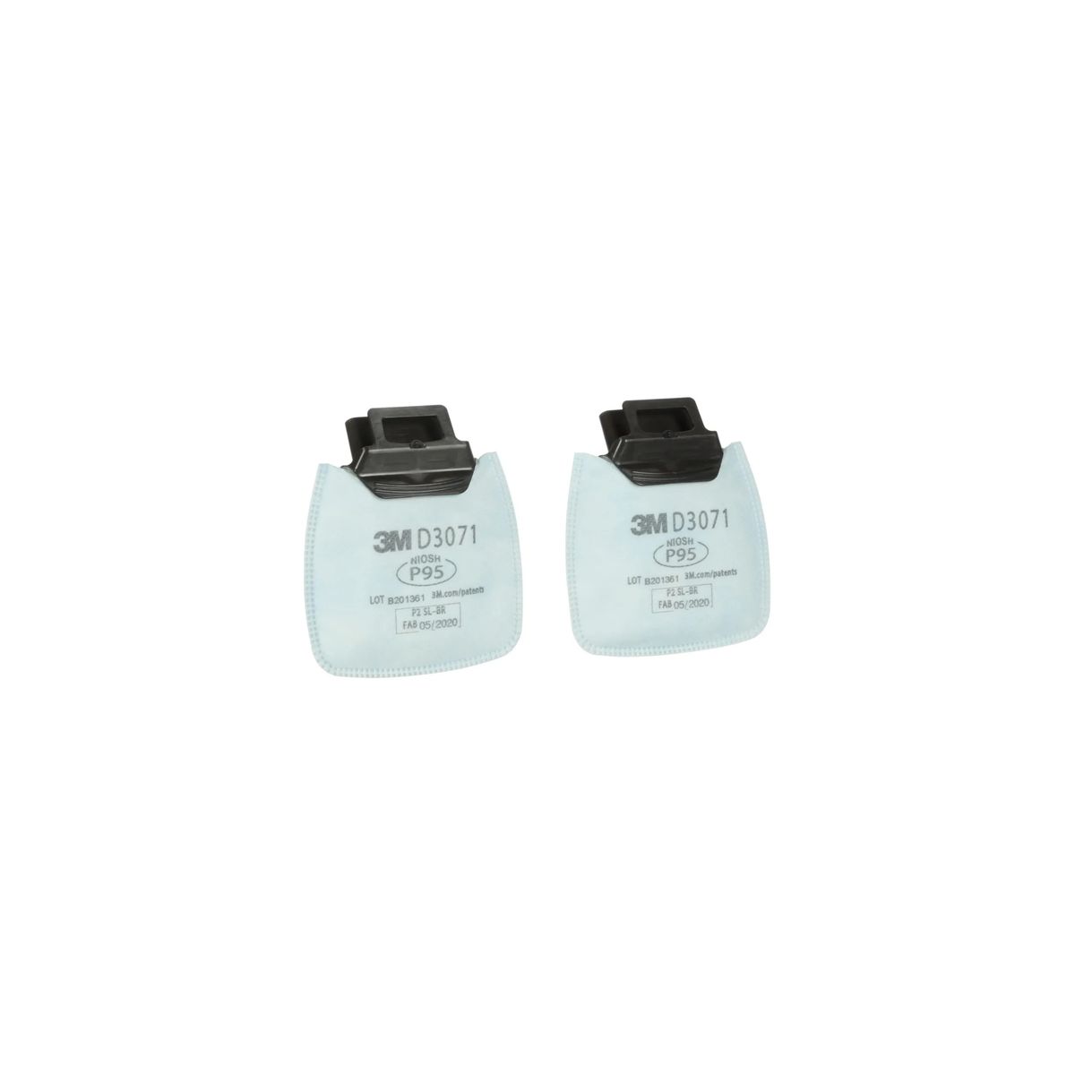 3M - Pack 5 pares Filtro para partículas 3M P95 D3071