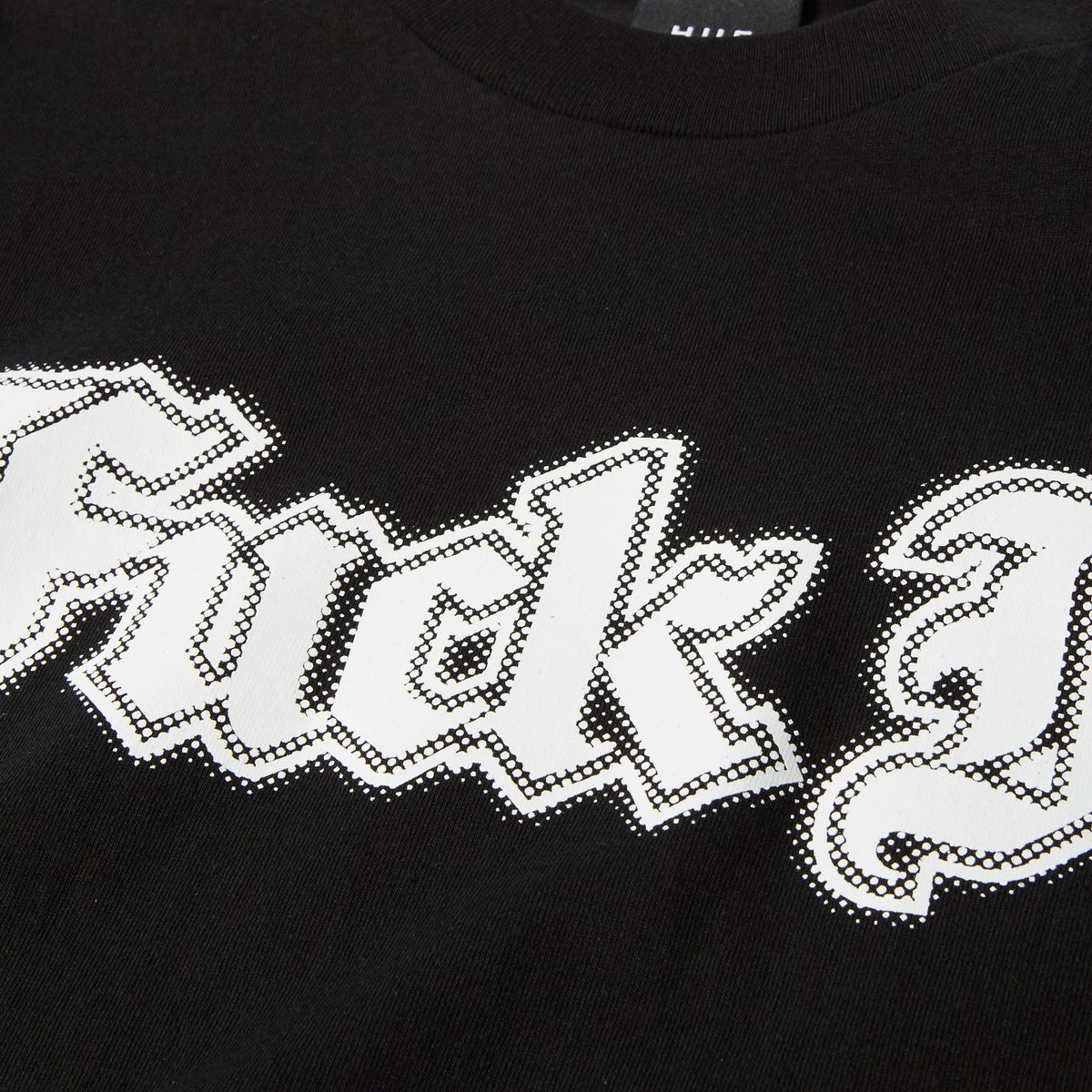 HUF - Polera Negra Hombre IVES HUF