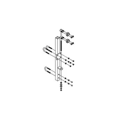 3M - Soporte inferior LAD-SAF para escaleras fijas Modelo 6100090