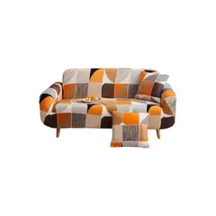 GENERICO - FUNDACUBRE SILLON DE 1 CUERPO CUADRO NARANJA