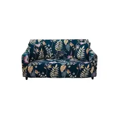 GENERICO - FUNDA CUBRE SILLON SET DE 3 CUERPO AZUL