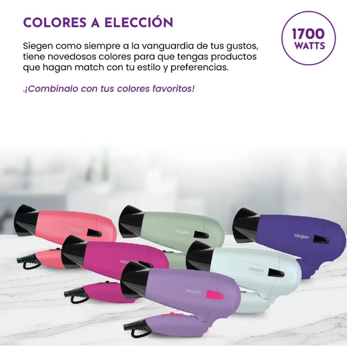 SIEGEN - Secador de Pelo SIEGEN SG-3012c54