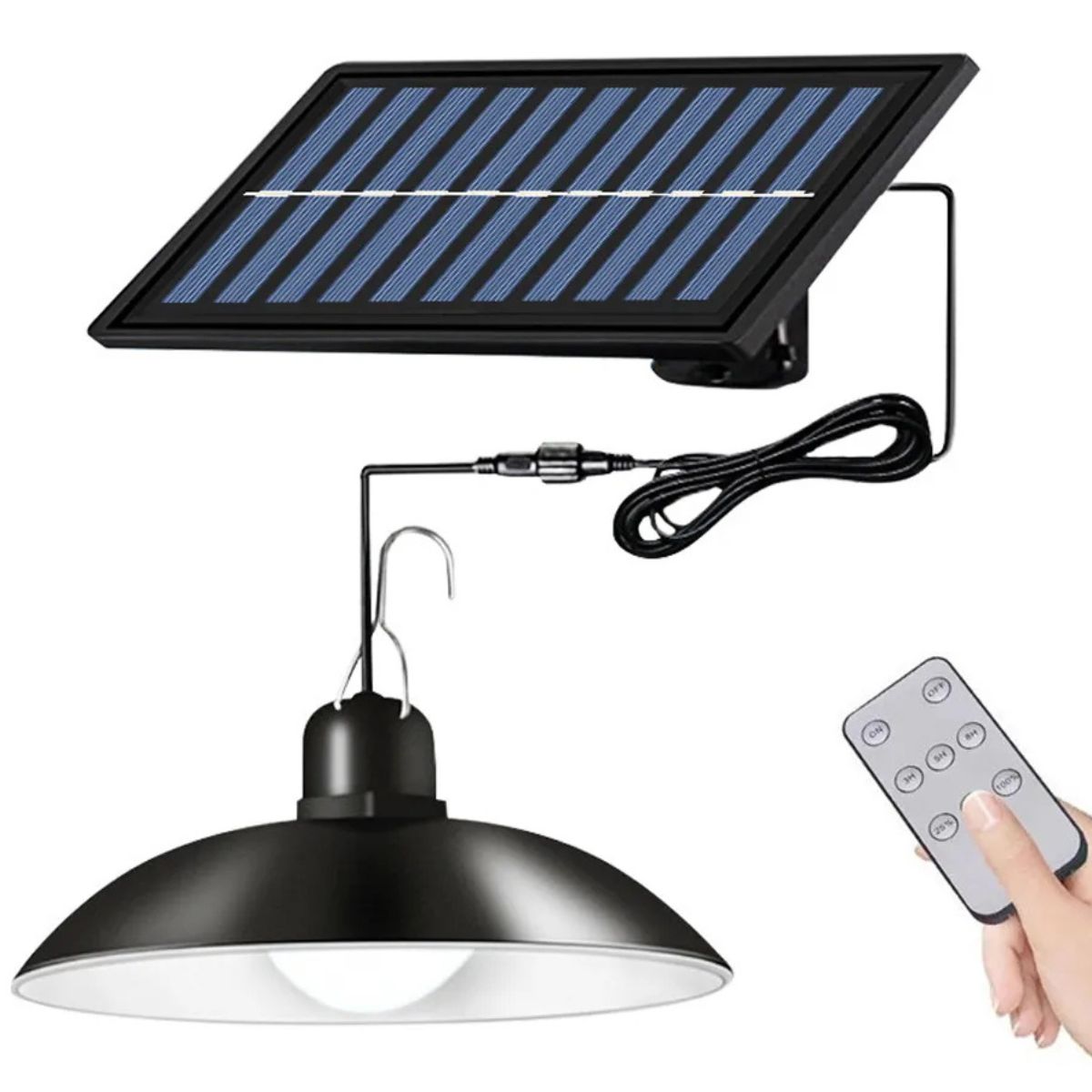 GENERICO - Lampara Moderna Colgante LED Solar