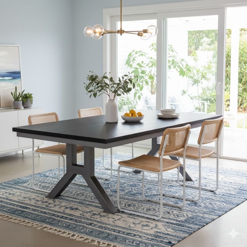 GENERICO - Mesa Comedor Florencia 160 X 90 Negro