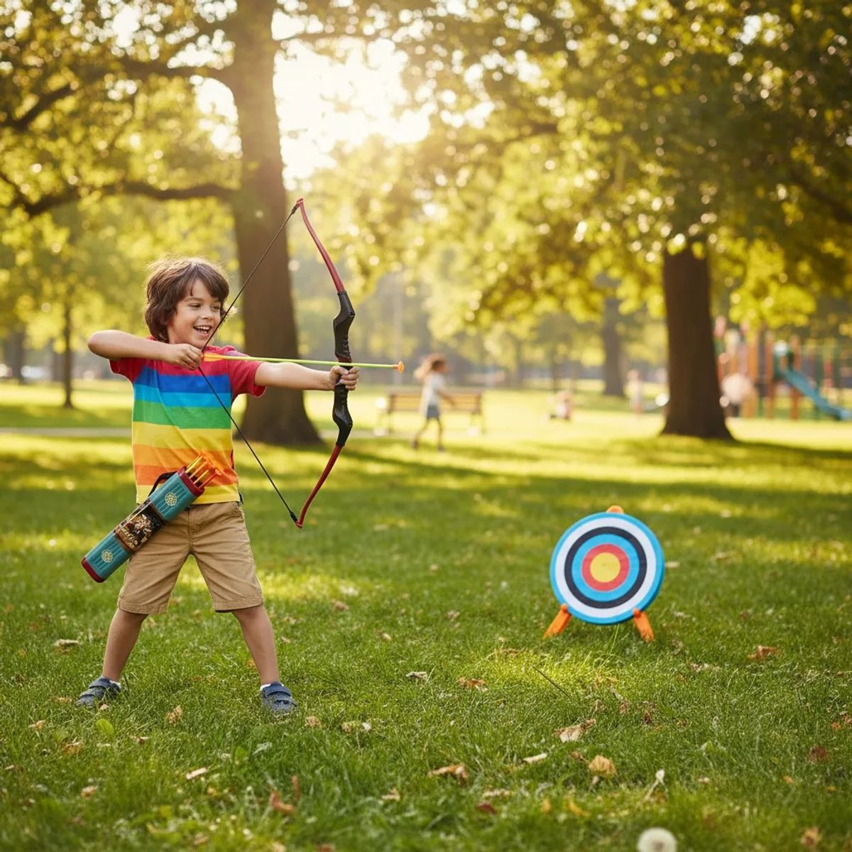 NO LOGO - Set Arco Y Flechas Juguete Tiro Al Blanco Niños