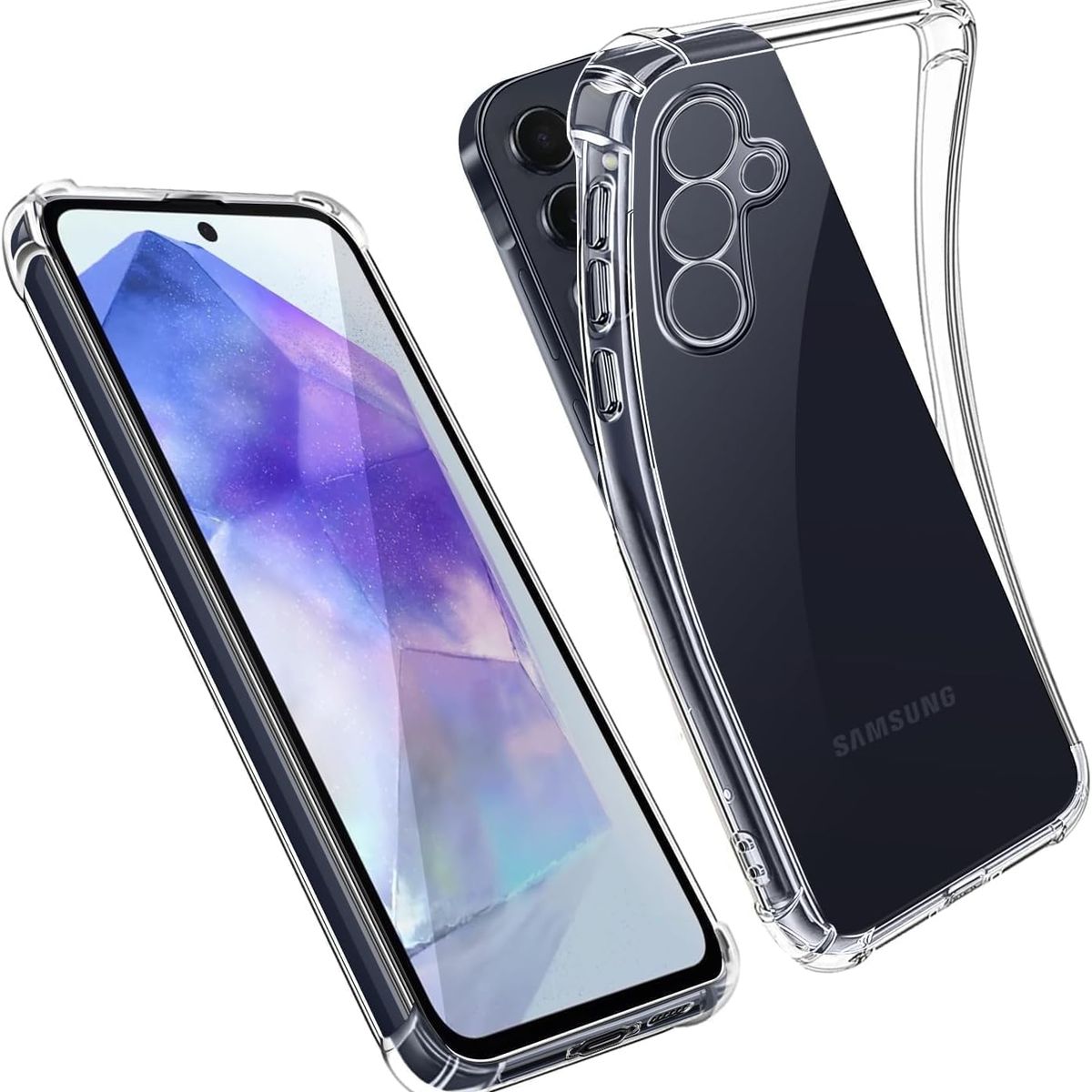 GENERICO - Funda Antigolpes Para Galaxy A17 Esquinas Reforzadas Transparente
