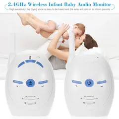 PUREPOWER - Digital Audio Baby Monitor 24GHz Inalámbrico Nanny Intercomunicador