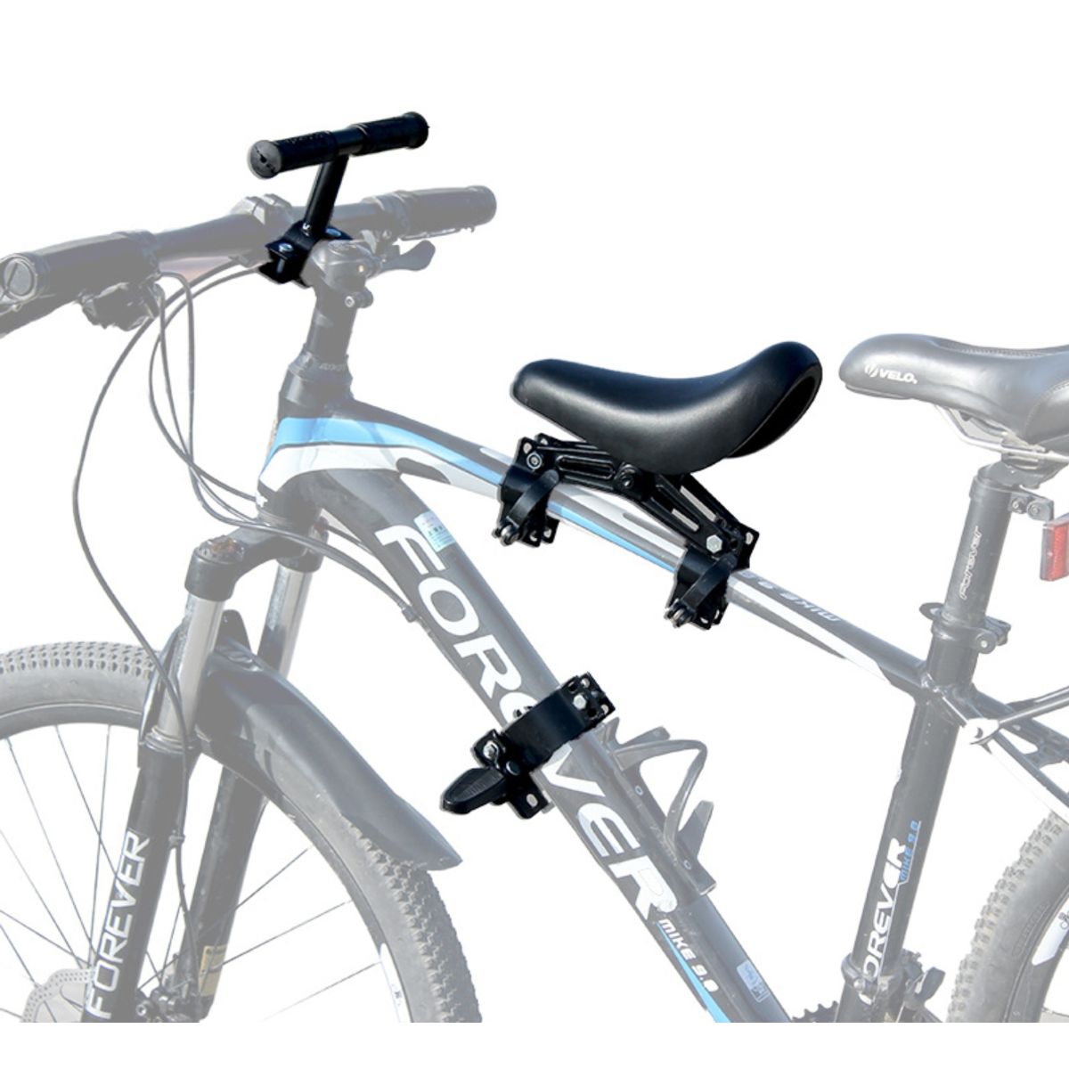 KINDA NICE - Sillas Asientos De Bicicleta Para Niños + Manillar Negro