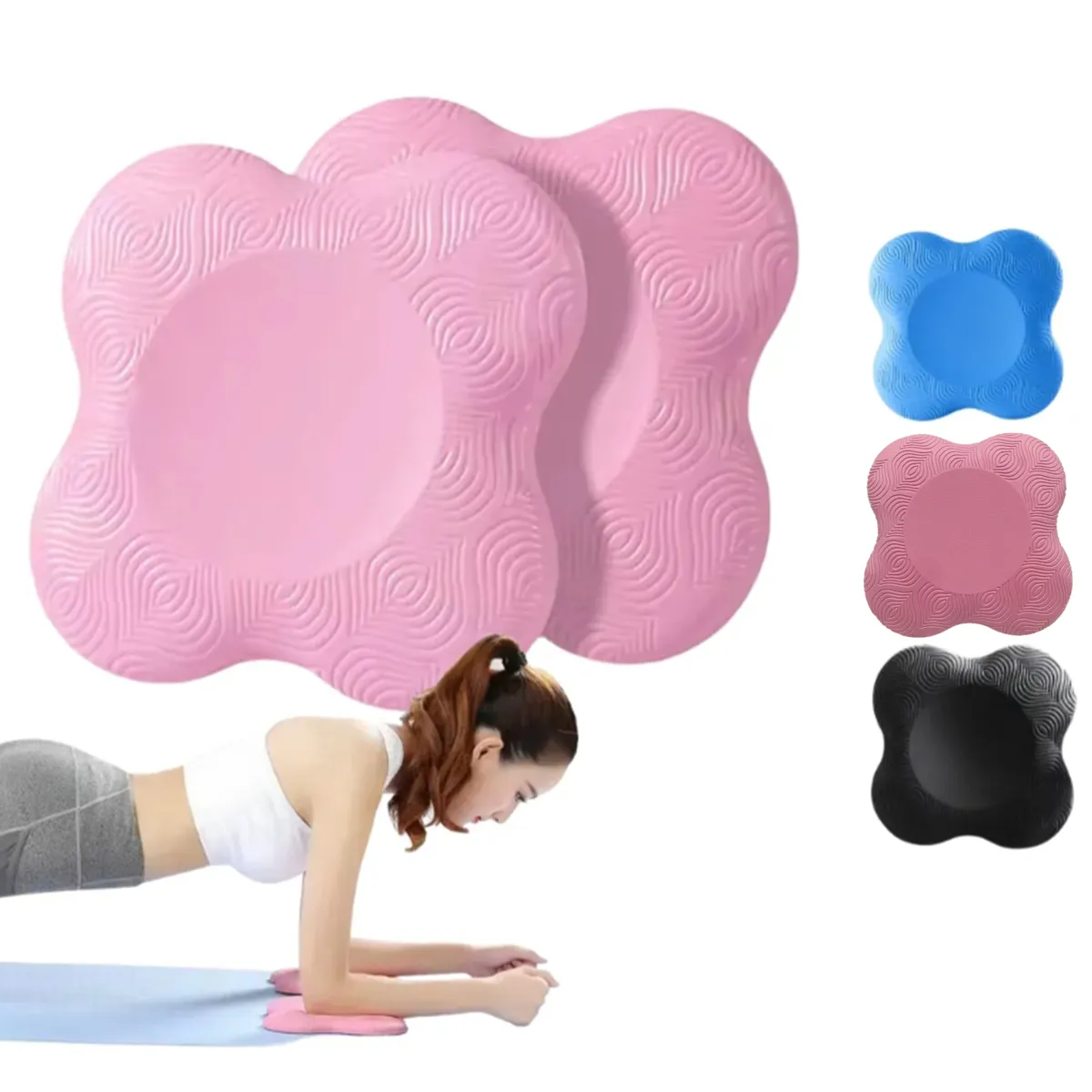 KINDA NICE - 2 Esterillas De Yoga Con Rodilleras Y Coderas