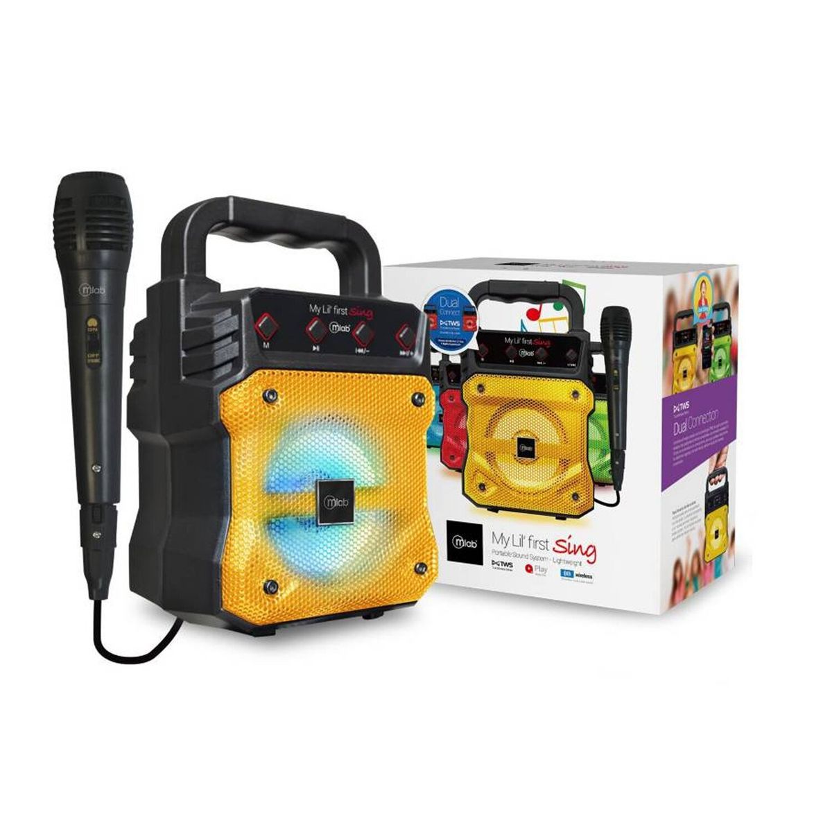 LANZAR - Parlante Karaoke Kids My Lil First Sing- Tws Fm-