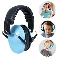 KINDA NICE - Orejeras Antirruido Con Diadema Para Dormir Azul