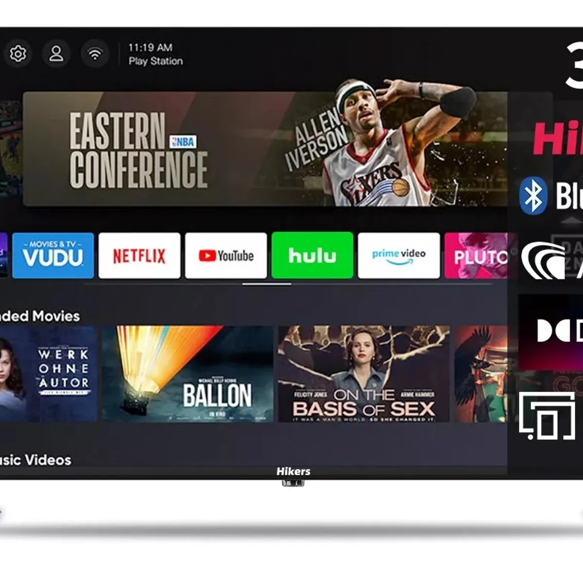 HIKERS - Smart TV Hikers 32 HD Android DLED Con HDMI USB WIFI Bluetooth