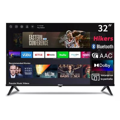 Hikers Smart Tv 32 Hd Android Dled Con Hdmi Usb Wifi