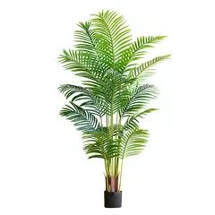 TATEE - Plantas artificiales palma areca Decoraciones