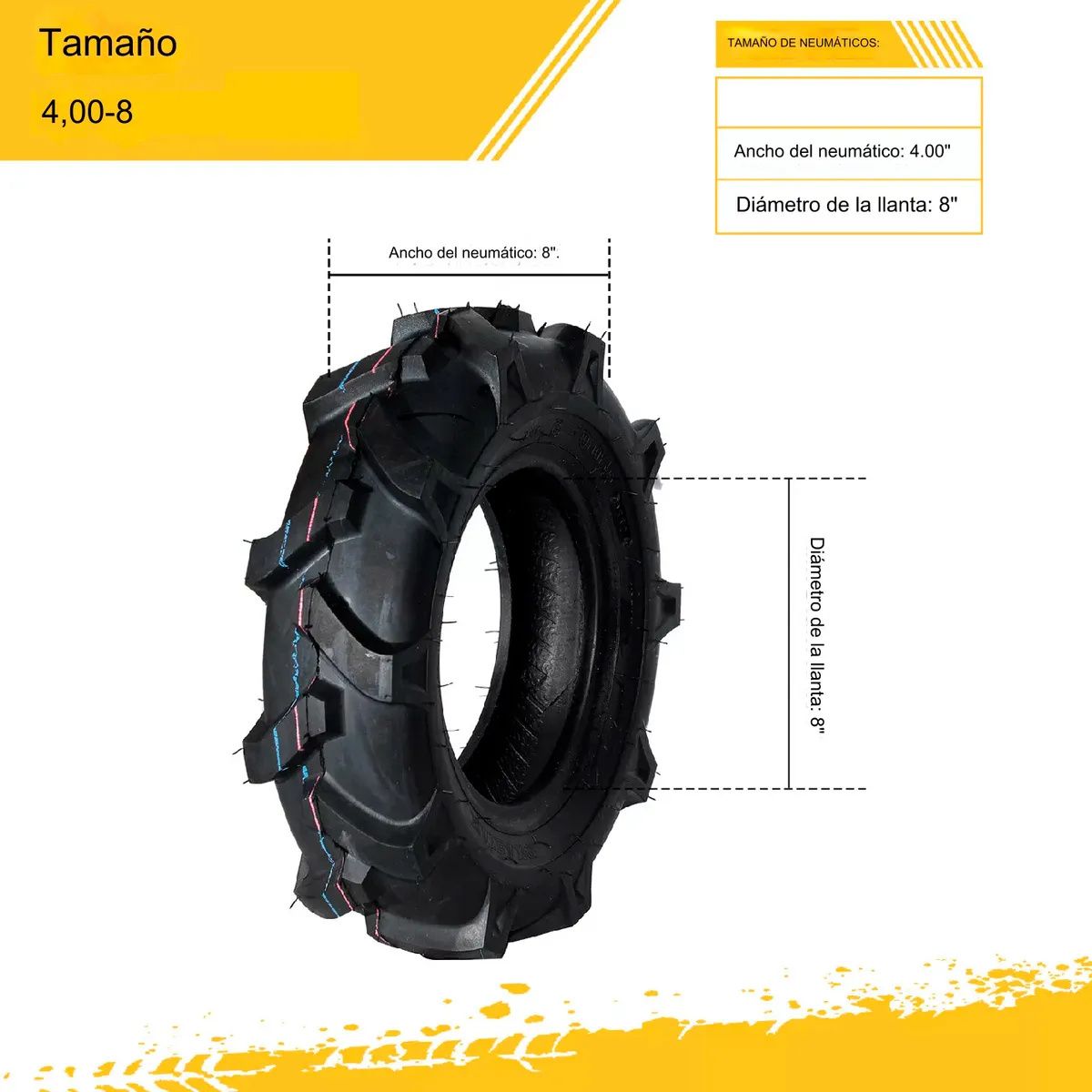 KUANGYE - Neumatico Motocultivador