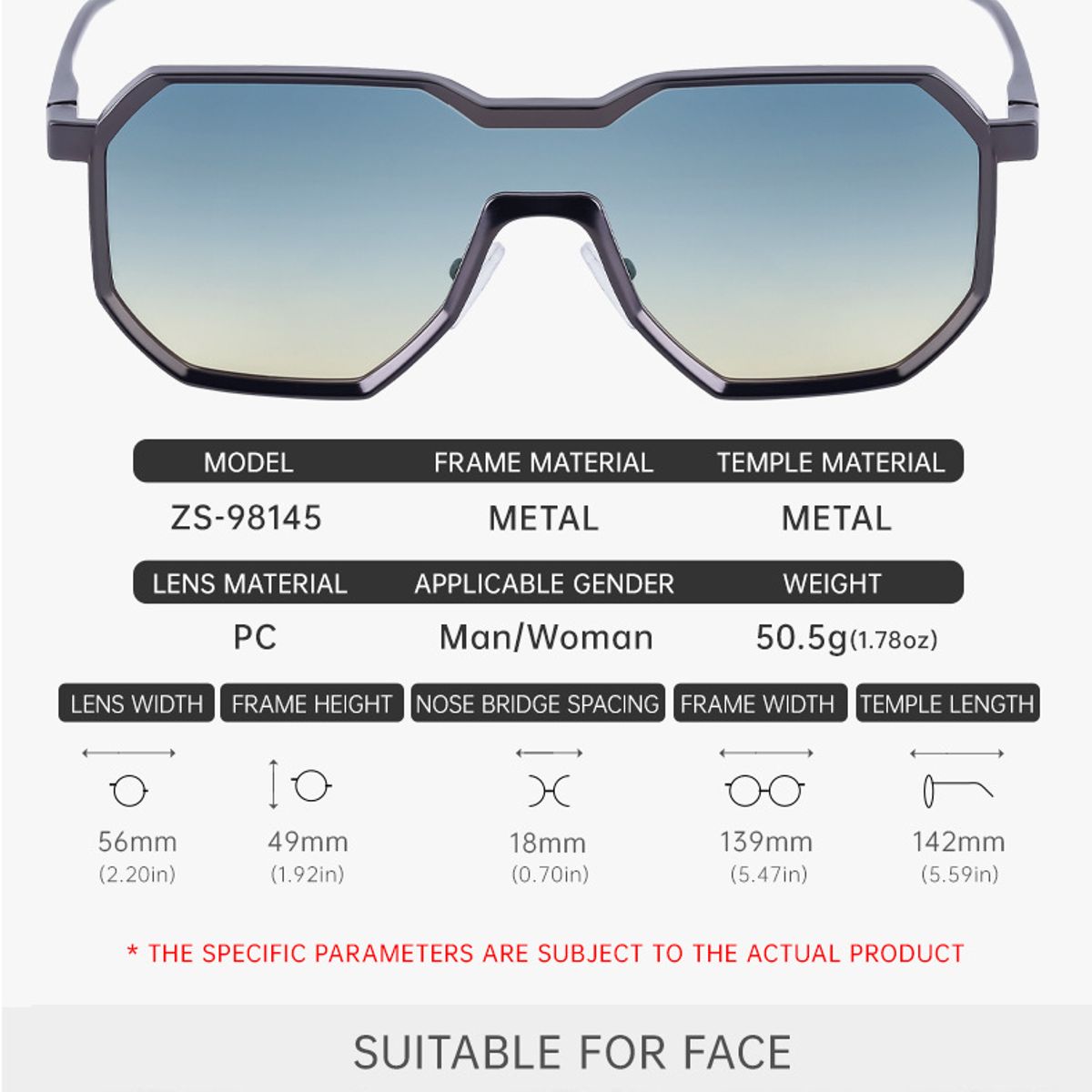 TIOZONEY - Lentes de Sol Hombre