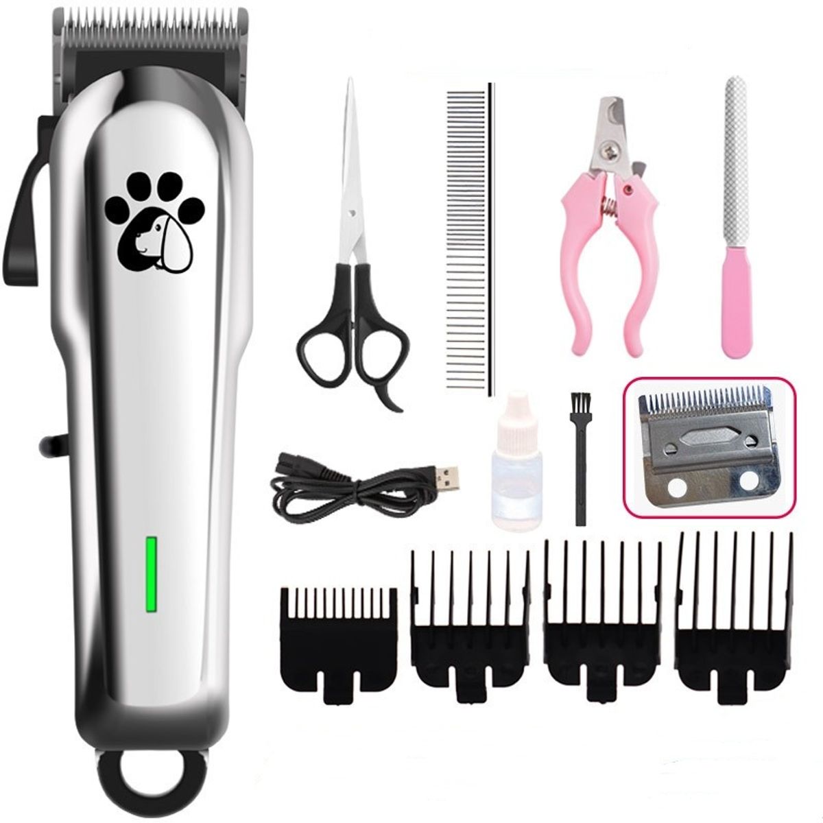 TATEE - Maquina Afeitadora Cortadora de Pelo Mascota Perro y Gato