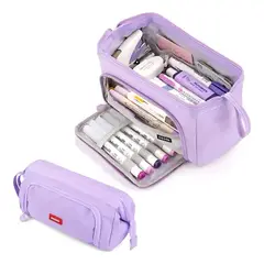 GENERICO - Estuche De Lapices Doble Capa Organizadoras Gran Capacidad