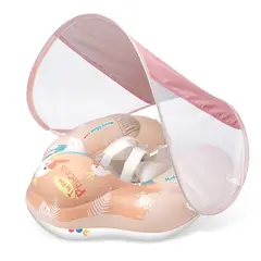 KINDA NICE - Flotador De Natación Para Bebés Con Toldo Para El Sol XL