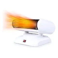 SUPERCENTER - Calefactor Calentador Termoventilador Portátil Color Blanco Blanco