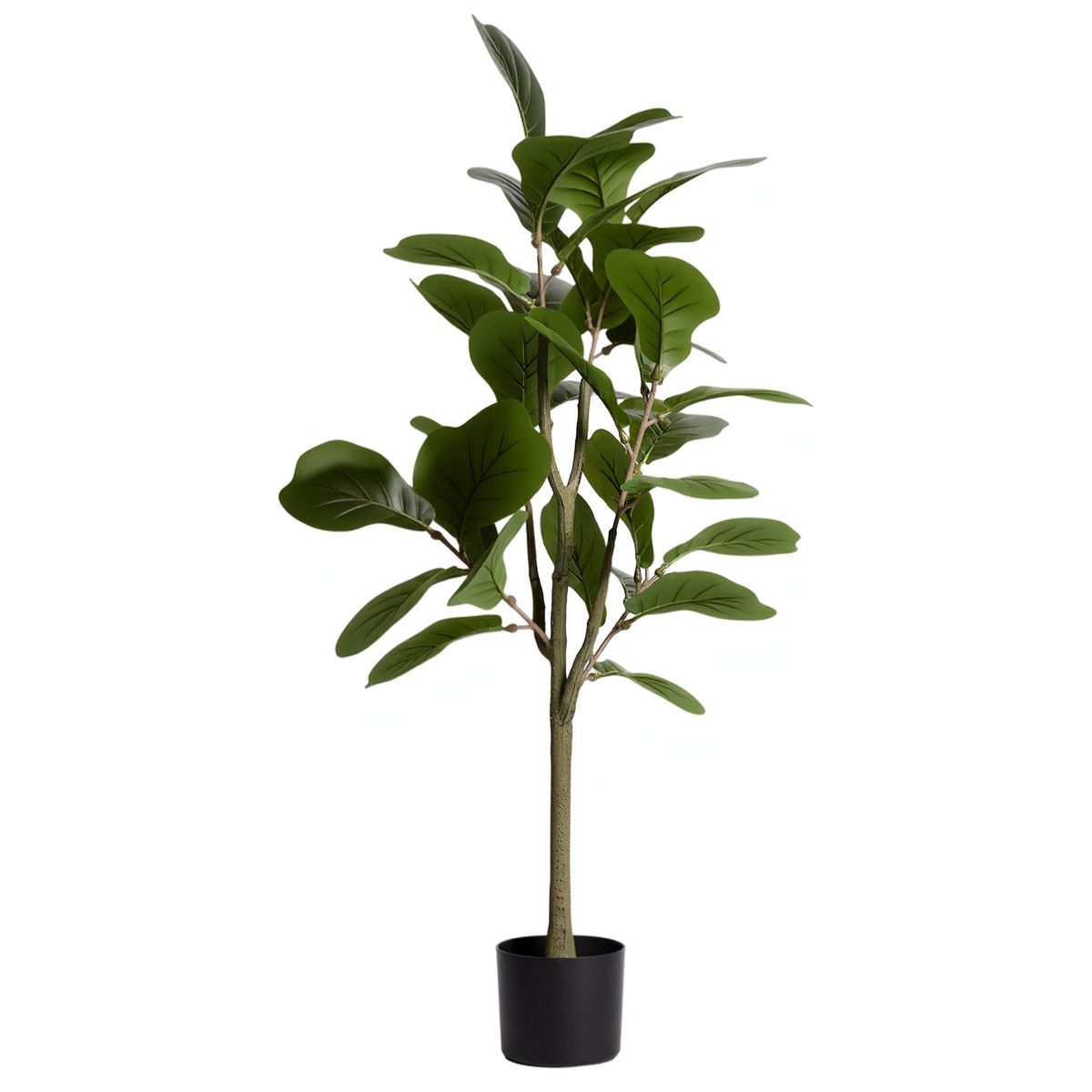 ROHE - Planta Artificial Ficus Lirata 120 cm con Macetero