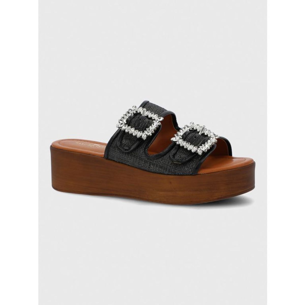 HUSH PUPPIES - Sandalia Cerutti Mujer Mulini Negra HUSH PUPPIES