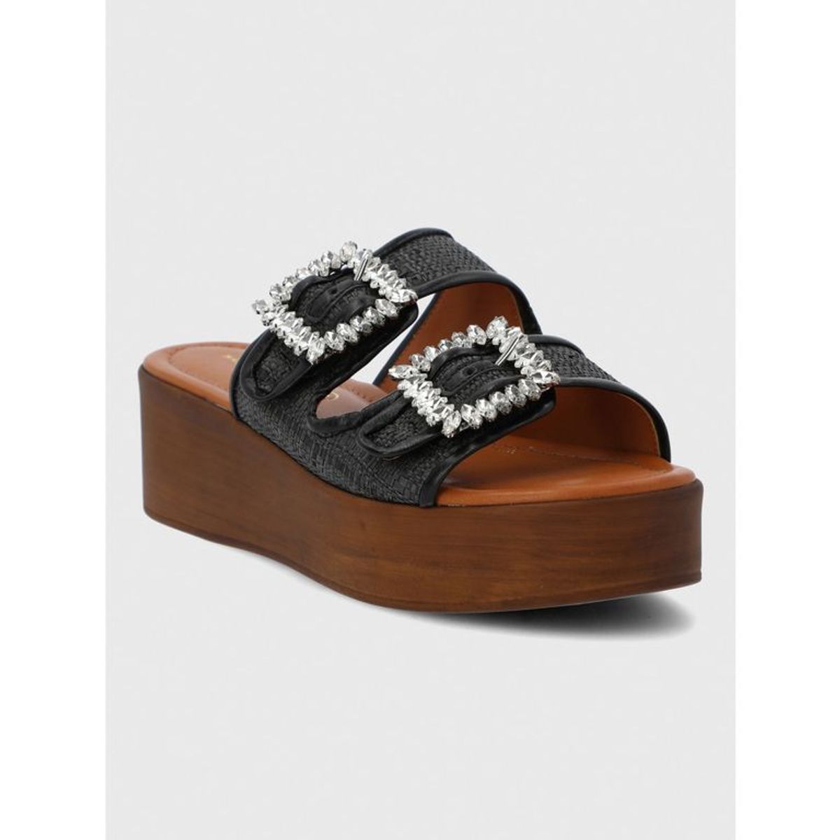 HUSH PUPPIES - Sandalia Cerutti Mujer Mulini Negra HUSH PUPPIES