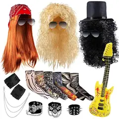 EPIC - Disfraz - Rockeros 80 3pcs