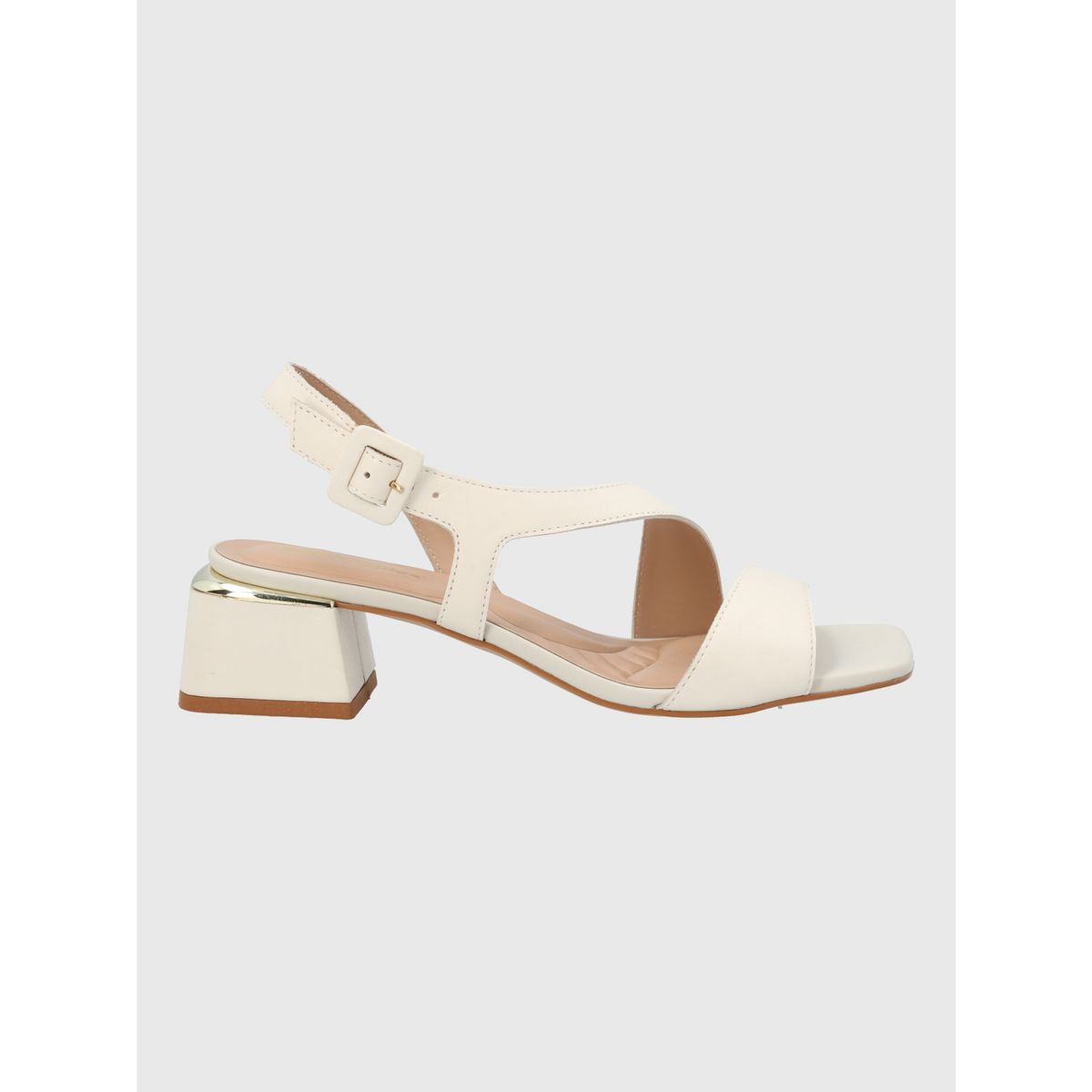 HUSH PUPPIES - Sandalia Vestir Mujer Cuero Agna Blanca HUSH PUPPIES