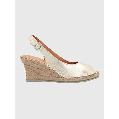 Imagen 2 del producto Sandalia Cuero Mujer Tope Metalizada