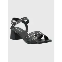 HUSH PUPPIES - Sandalia Vestir Mujer Cuero Casale Negra