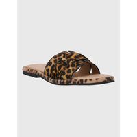 Sandalia Cuero Mujer Antibes Animal Print