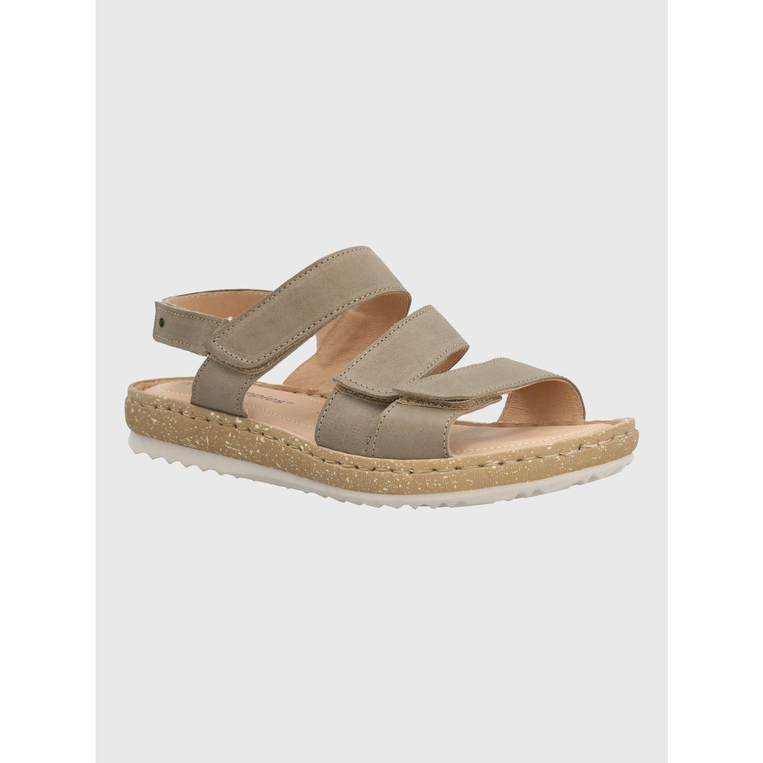 HUSH PUPPIES Sandalia Cuero Mujer Apricot Verde HUSH PUPPIES