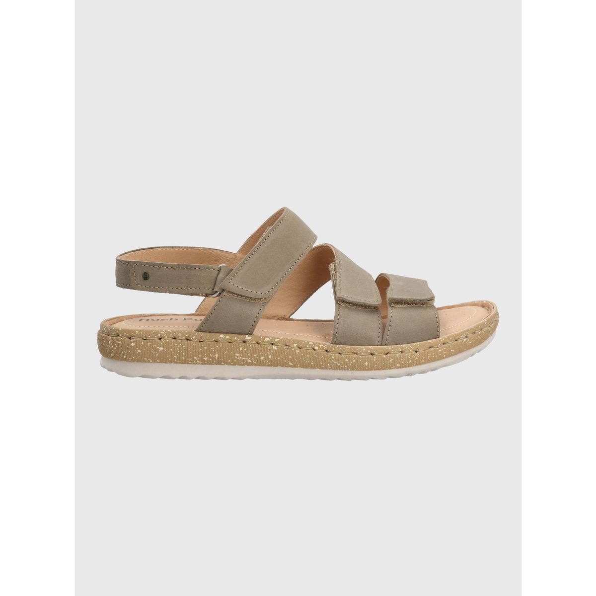 HUSH PUPPIES - Sandalia Cuero Mujer Apricot Verde HUSH PUPPIES