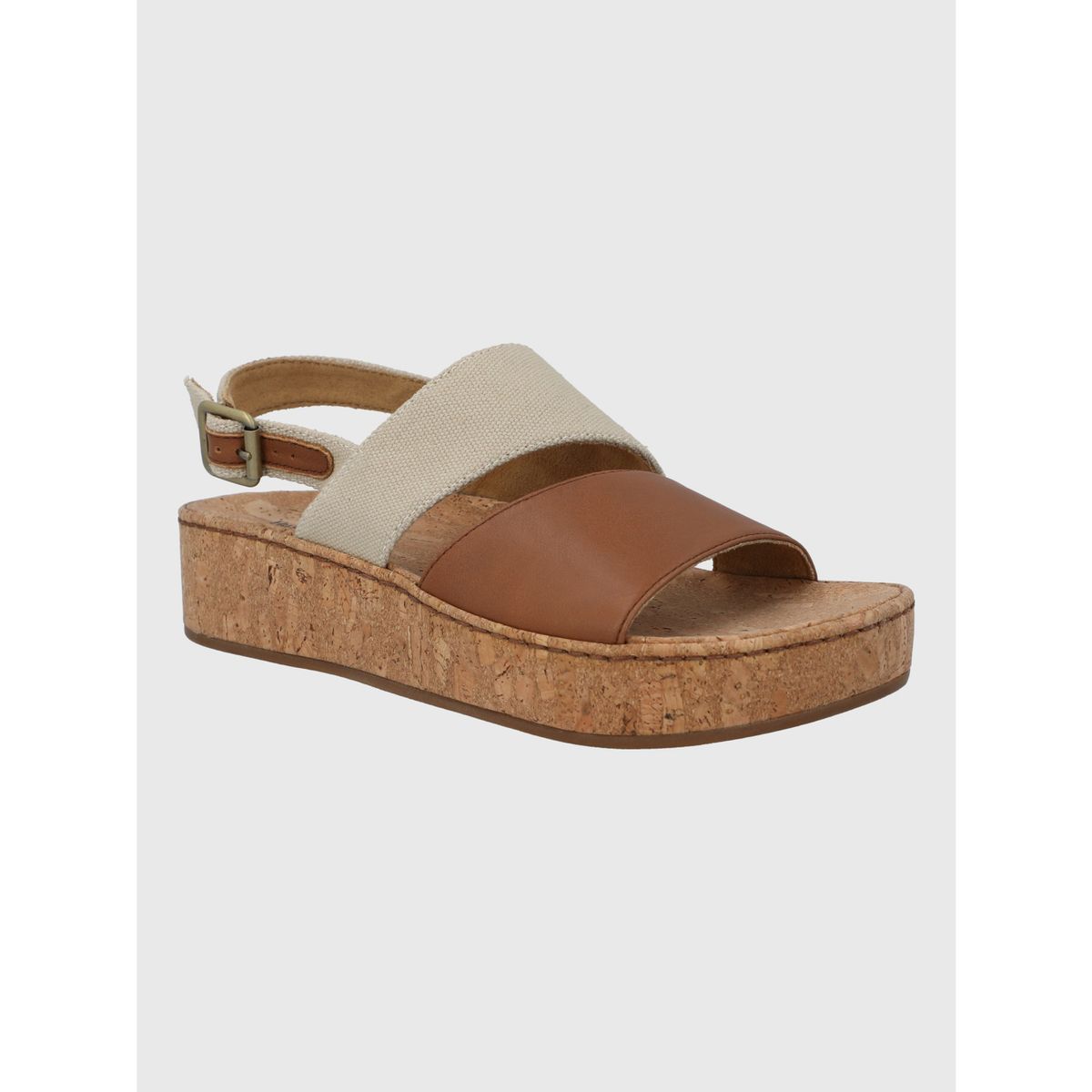 HUSH PUPPIES - Sandalia Cuero Mujer Lucille Café HUSH PUPPIES
