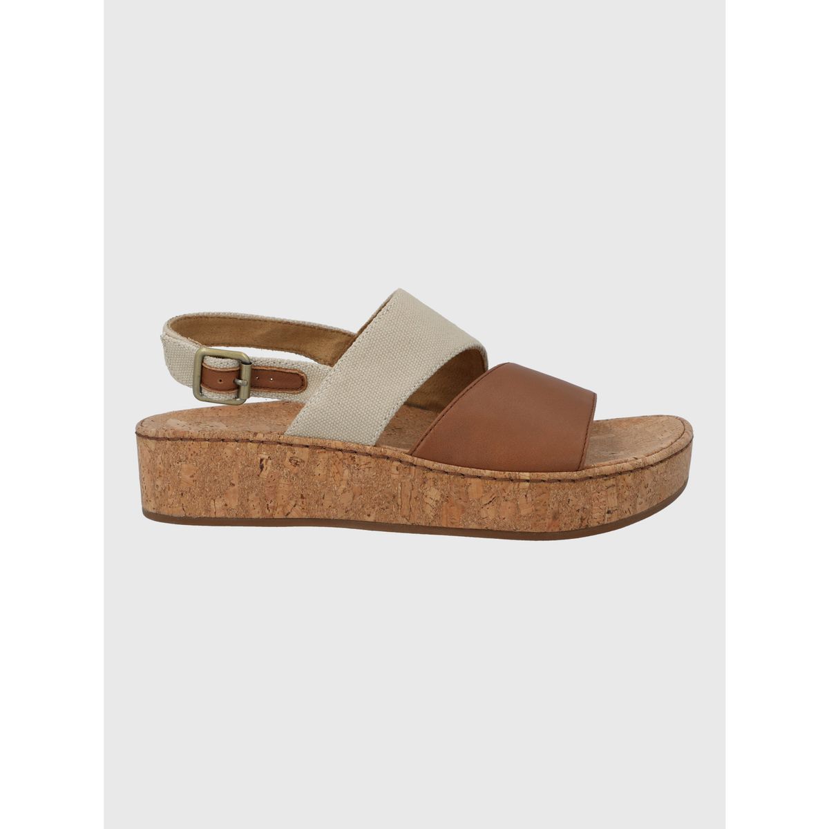 HUSH PUPPIES - Sandalia Cuero Mujer Lucille Café HUSH PUPPIES