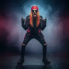 EPIC - Disfraz Cosplay Axl + Accesorios