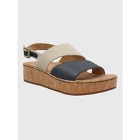 Sandalia Cuero Mujer Lucille Azul