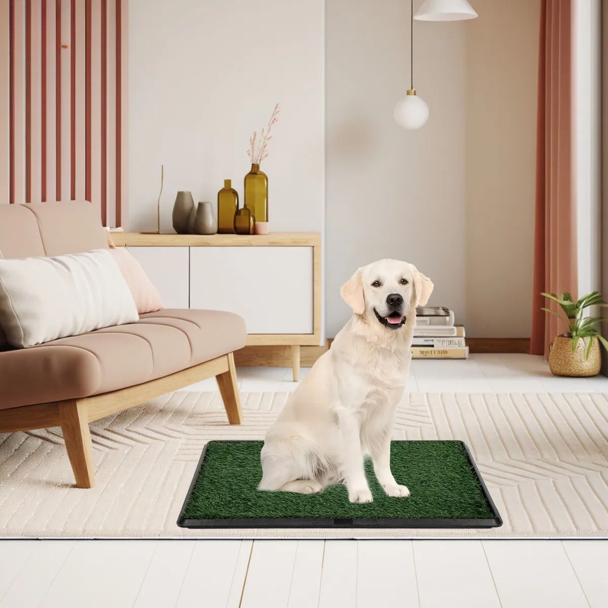 MOVI - Baño para mascotas XL Entrenamiento limpio y sin estrés