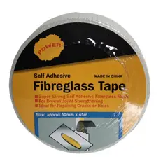 GENERICO - Cinta Fibreglass tape autoadhesiva para juntas de yeso-cartón 50mm x 45mt Joint Gard