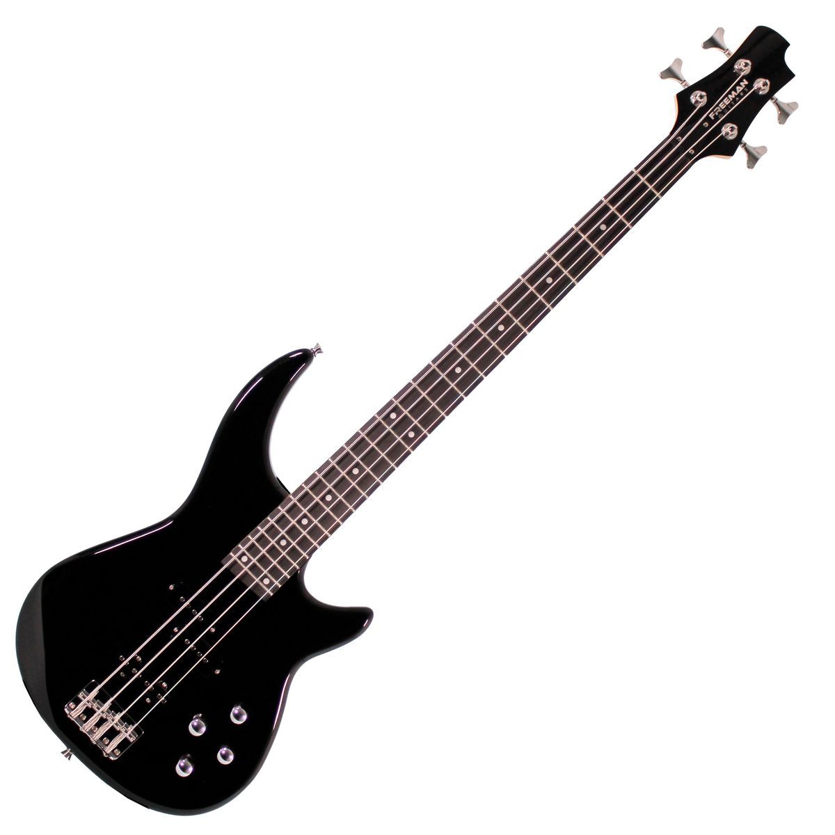 FREEMAN - Bajo eléctrico Freeman E84 PJ Activo Black Negro
