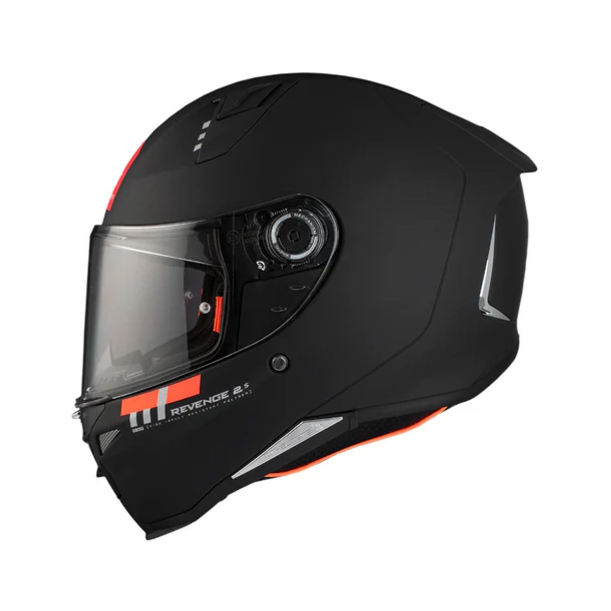 MT - Casco MT FF110B Revenge 2 S Solid A1 Negro Mate