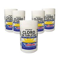 Kit Cloro En Tabletas Triple Acción Piscinas 5kg